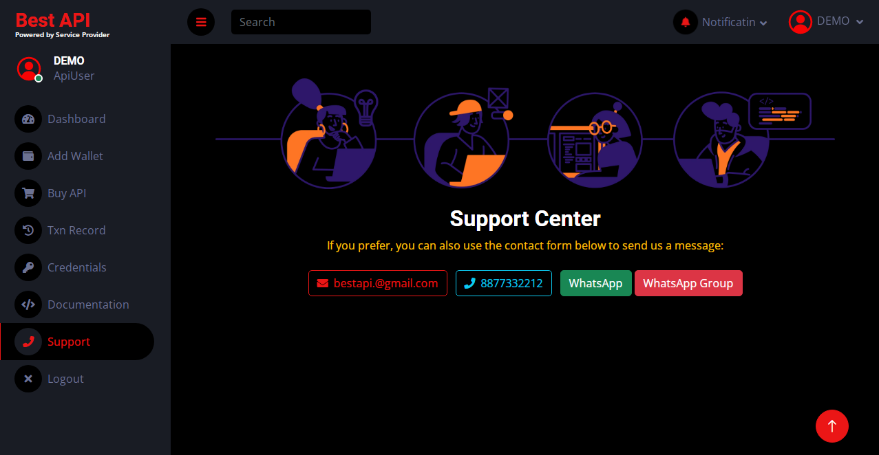Verification API Admin Panel